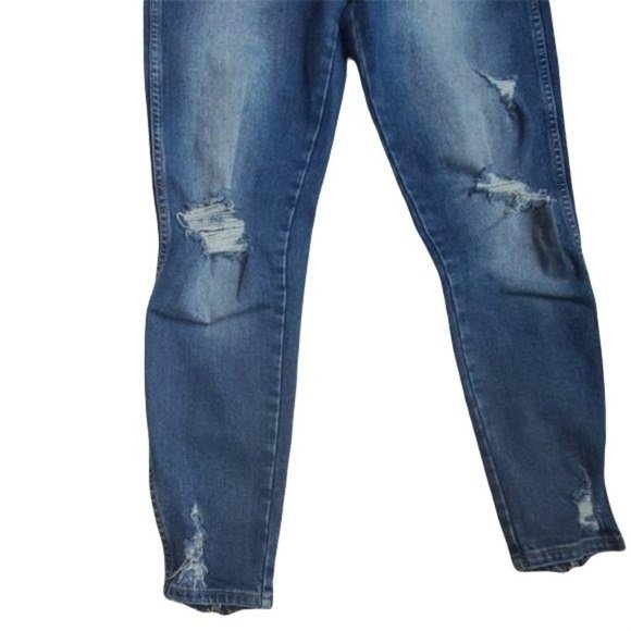 Mango MNG Skinny Isa Blue Wash Jeans -  Sz 2 - Picture 2 of 7